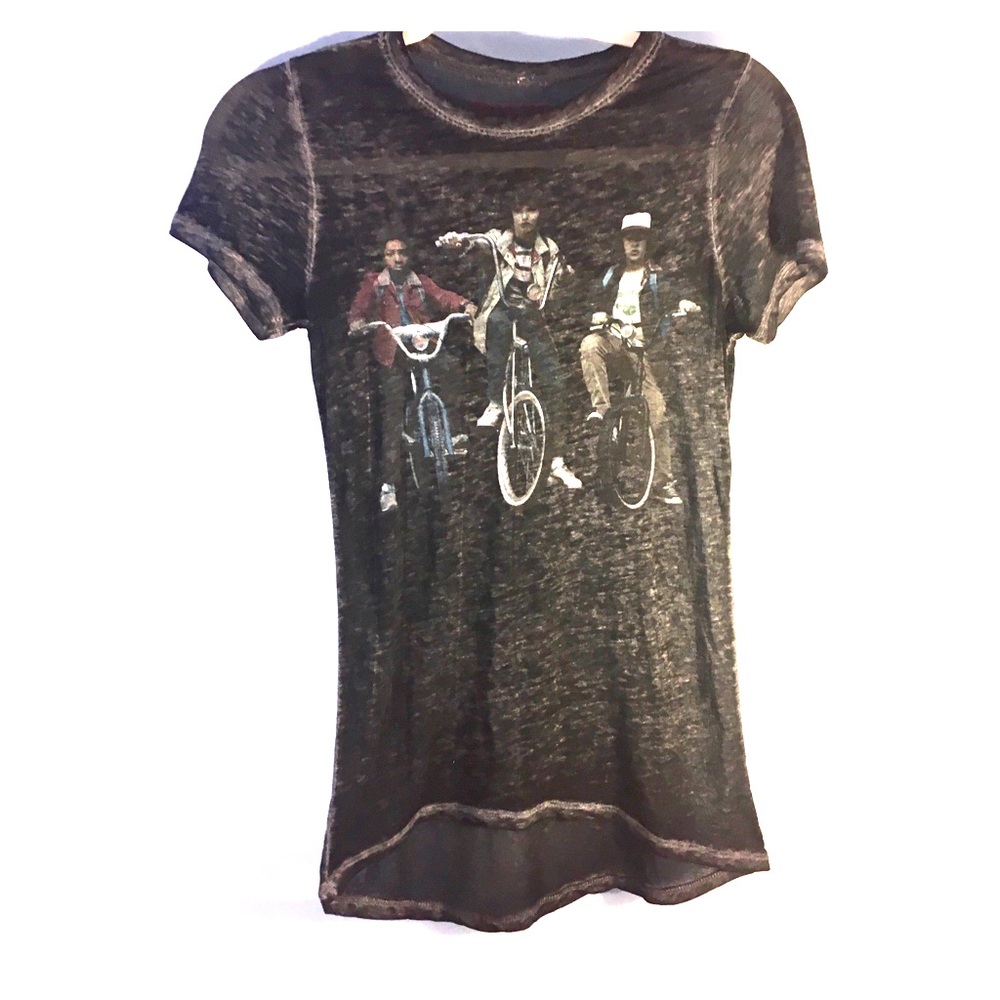 Stranger Things Graphic Tee, burnout t-shirt